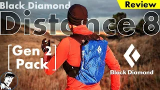 Black Diamond Distance 8 (Gen 2) Pack Review // Almost Perfect for ULTRA Trail Running!