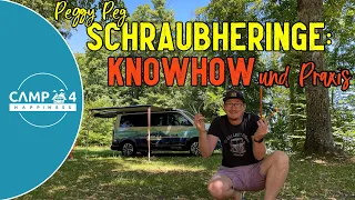 Erfahrung, Anleitung & Knowhow: Peggy Peg Schraubheringe richtig benutzen - Welcher Hering - VW T6.1
