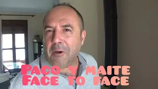 Paco y Maite ‼️ (face to face 🤣🤣)