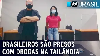 Três brasileiros são presos acusados de tráfico de drogas na Tailândia | SBT Brasil (21/02/22)