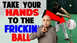 Take Your Hands to the Frickin' Ball!! | Baseball Hitting Mechanics (Pro Speed Baseball)