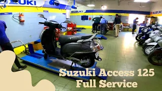 How to service Suzuki Access 125 Properly - Full Service video