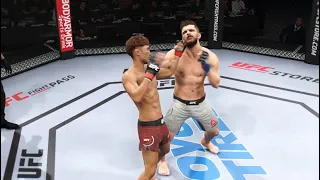 Doo Ho Choi vs. Edmen Shahbazyan [UFC K1 rules] Overwhelm the middle-class, express rookie