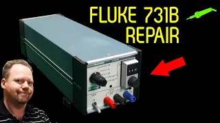 🔴 Fluke 731B DC Voltage Standard Repair - No.1241