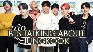 BTS talking about Jungkook