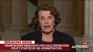 Feinstein on Her Bill to Stop Family Separations at the Border