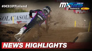 News Highlights | EMX125 Presented by FMF Racing | MXGP of Finland 2022 #MXGP #Motocross