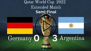 Germany VS Argentina (0-3).QATAR 2022 World Cup Extended Goal & Highlights HD.