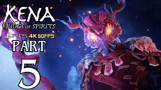 KENA: Bridge of Spirits Walkthrough PART 5 (PS5) Gameplay No Commentary @ 4K 60ᶠᵖˢ ✔