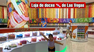 Loja de DOCES🍫🍬🍭 I love sugar de Las Vegas. Sophia mostra a loja toda para vocês 😱😱