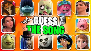Guess Who's Singing 🎤🎙️🎶| Disney Song Quiz Challenge | Jasmine, Poppy, Branch, Panda, Wade, Asha