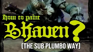 how to paint skaven ( the sub plumbo way)