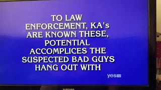 Contestant Swears on Jeopardy