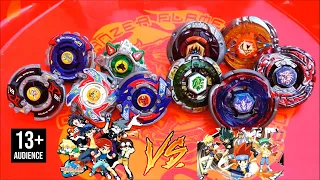 BLADEBREAKERS vs 4 SEASONS BLADERS - EPIC TEAM BEYBLADE BATTLE : HMS vs 4D