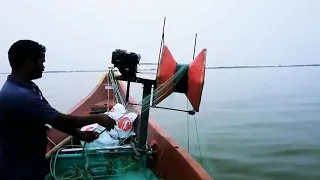 Gill net hauler or winch machine for fishing