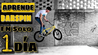 COMO hacer BARSPIN en BMX | la manera mas FACIL de APRENDERLO