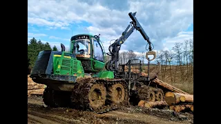 🌲*Deere in Action* • John Deere 1510E • Forstbetrieb Schätzle • Forwarder in Action • Part-3 🌲