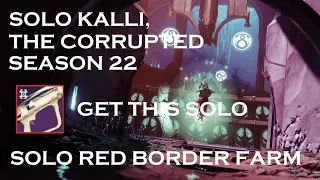 Solo Kalli - Solo Apex Predator Farm | Destiny 2