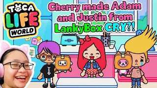 Toca Life World - Cherry Meets Lankybox and makes them CRY!!!