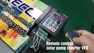 Frecon remote control VFD Inverter