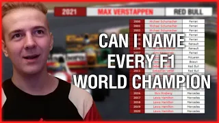 Can I name EVERY F1 world champion?