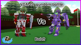 VGM-01 Gundam battle [Roblox build a boat for treasure]