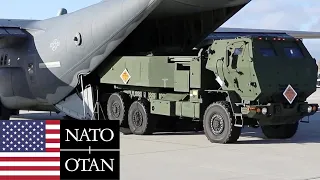 U.S., NATO. Sistemet e raketave M142 HIMARS në një stërvitje me zjarr të drejtpërdrejtë në Rumani