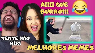 OS MELHORES MEMES DO UNUSUAL MEMES! TENTE NÃO RIR ‹ REACT ›