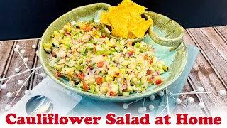 The Best Cauliflower Salad at home