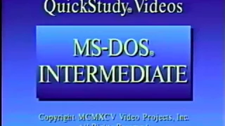 MS-DOS tutorial, or cure for insomnia?