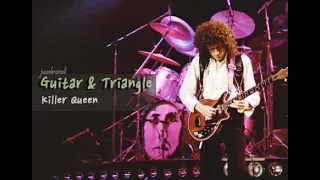 Brian May Guitar solo(improv) and John deacon triangle moments (Compilation) / Killer Queen