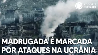 Madrugada é marcada por bombardeios russos na Ucrânia