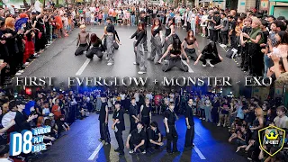 [KPOP IN PUBLIC] FIRST - EVERGLOW + MONSTER - EXO Random Dance Full Ver. by W-Unit | by D8 Crew