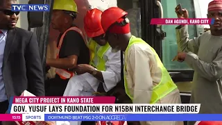 Governor Yusuf Lays Foundation For ₦15 Billion Interchange Bridge