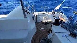 mattia 52' cruising in the Aegean sea