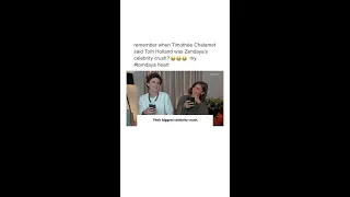 Remember when Timothée Chalamet confirmed #tomdaya? 🥹 #zendaya #shorts