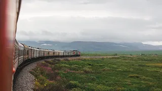 Riding Polar Express Train from Vorkuta to Labytnangi