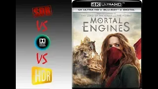 ▶ Mortal Engines: 4K Ultra HD Blu-Ray - SDR / HDR10 / DOLBY VISION Mode Comparison