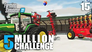 CULTIVATING and Sowing COTTON | 5 MILLION LOAN Challenge | Farming Simulator 22 | EP15
