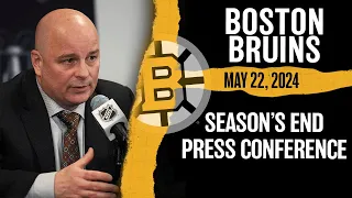 Boston Bruins End of Season Press Conference 2024