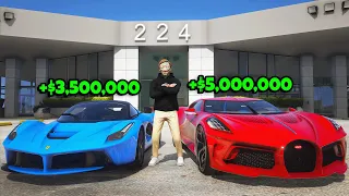 I Robbed 50 Car Dealerships in GTA 5 RP..