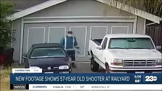 New footage shows 57-year-old shooter at railyard