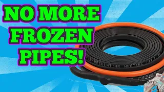How To Stop Pipes From Freezing With Pipe Heating Tape!