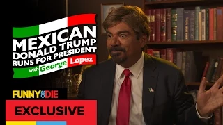 Mexican Donald Trump with George Lopez