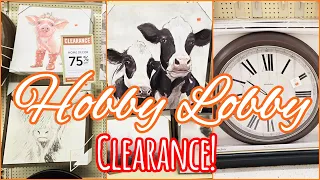 HOBBY LOBBY CLEARANCE SHOP WITH ME HOME DECOR SHOPPING