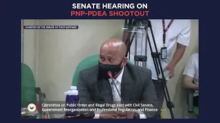 Senate hearing on the PNP-PDEA shootout | Monday, May 24