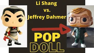 POP Doll transformation Li Shang to Jeffrey Dahmer DIY