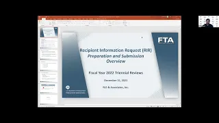 FTA Recipient Information Request Webinar #1