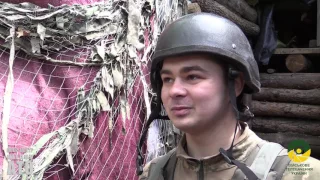 Позиції наших бійців на західних околицях Донецька