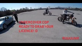 SUPERMOTO W/ SKOVBY & FRIENDS, UNDERCOVER COP + SICK OFFRAD RIDING